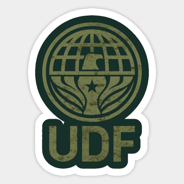 United Defense Force (UDF) - army Sticker by HtCRU